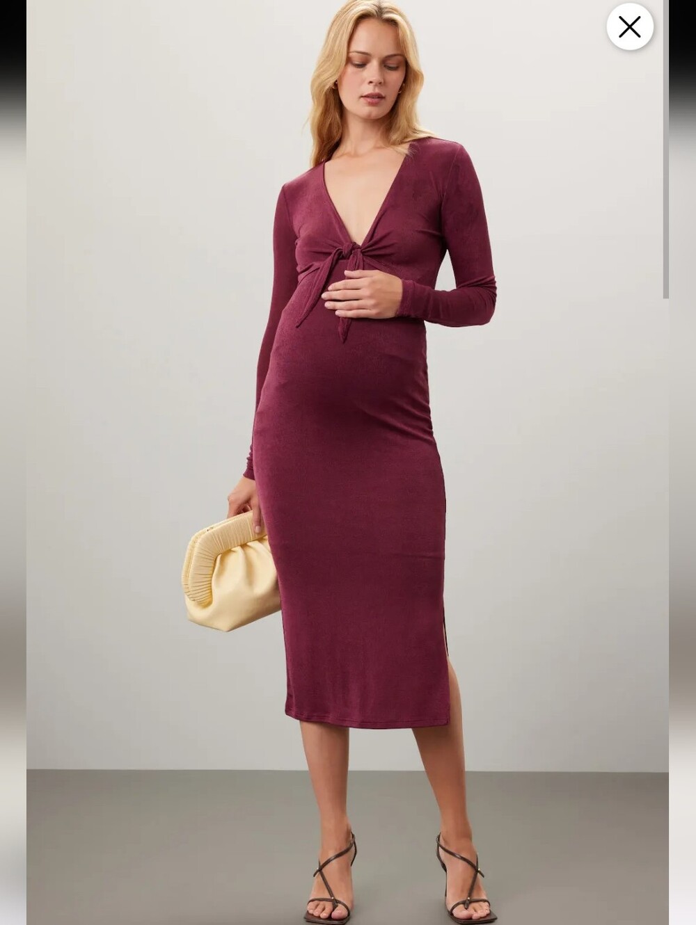 Ripe Maternity Purple Dress Size XL